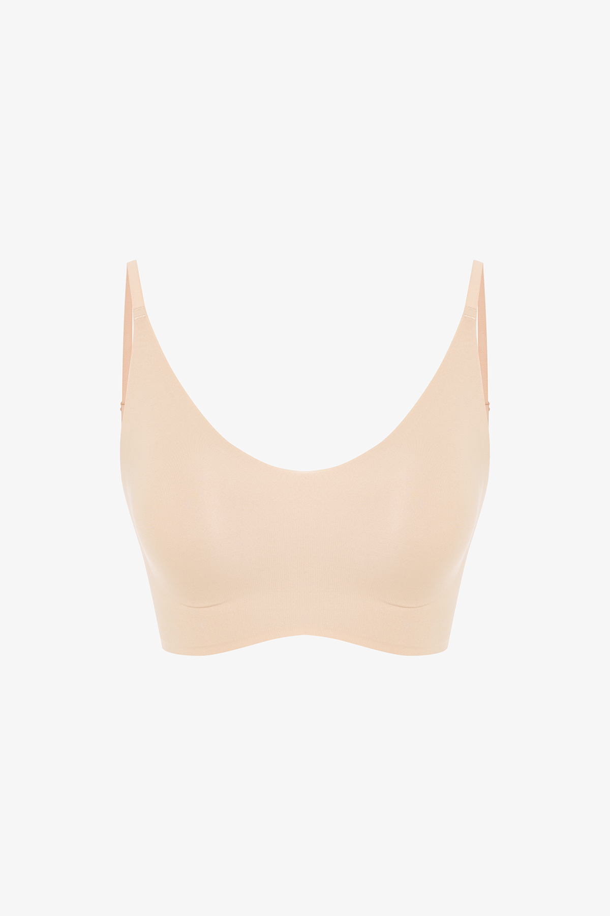 Penti İz Bırakmaz Invisible Bej Dikişsiz Invisible Balensiz Bralet görsel 6