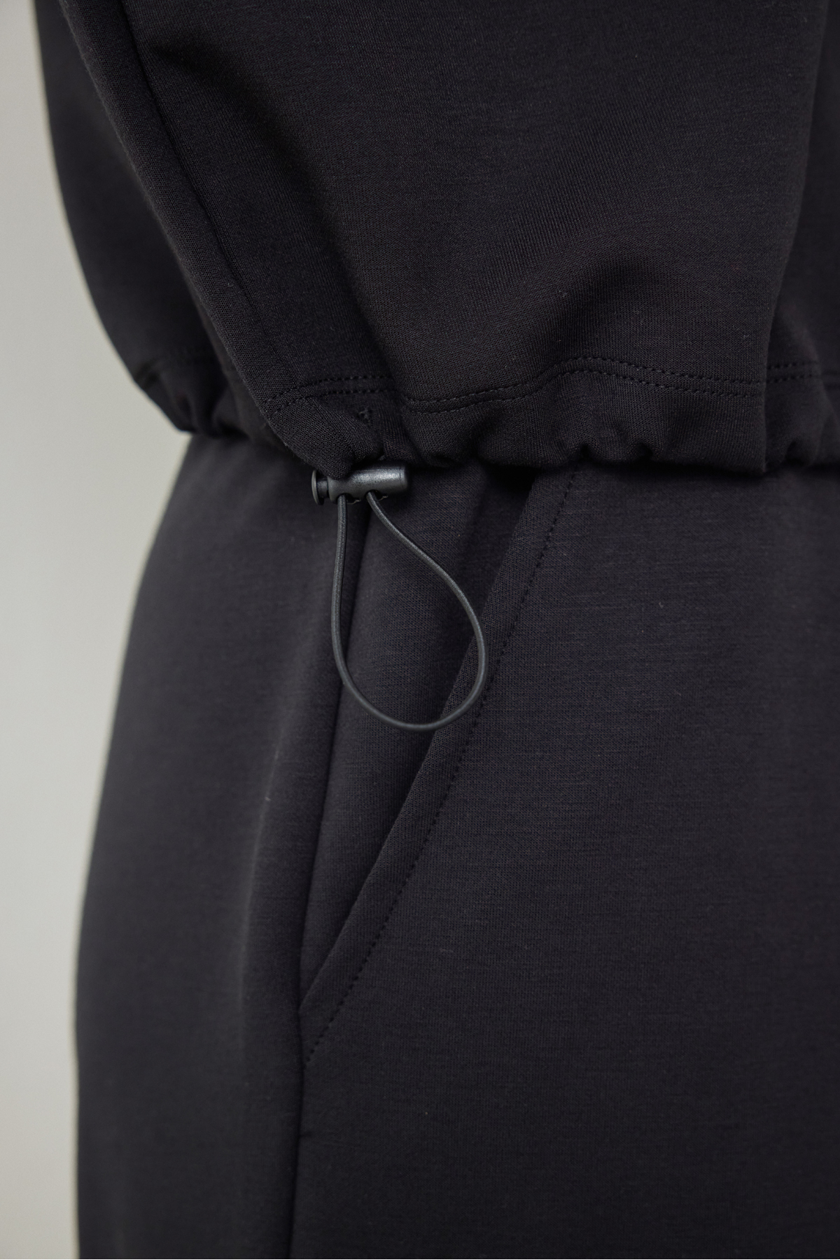Penti Siyah Silky Feel Dik Yaka Crop Sweatshirt görsel 6