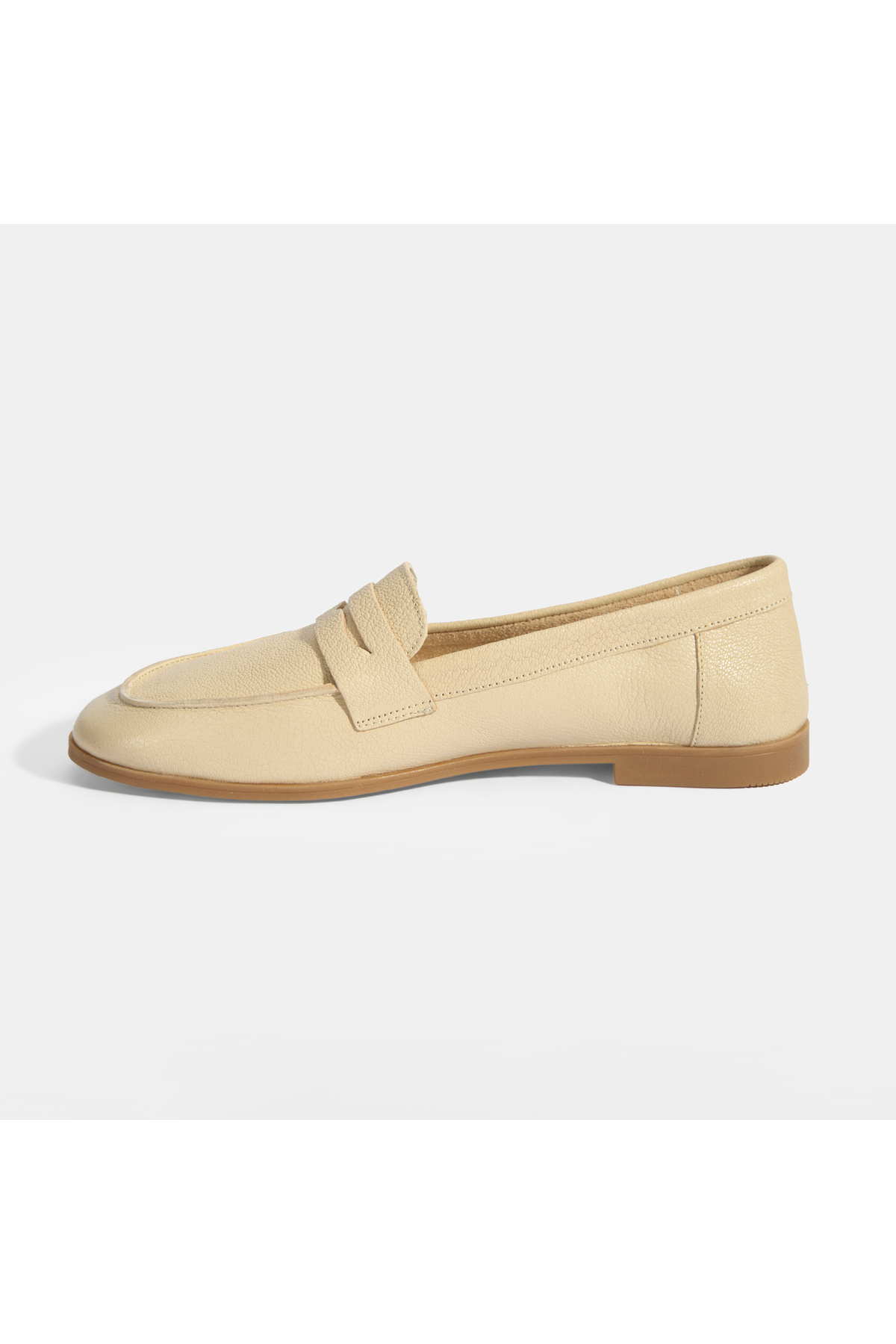 Desa Kadın Bej Slip-On Deri Loafer görsel 3