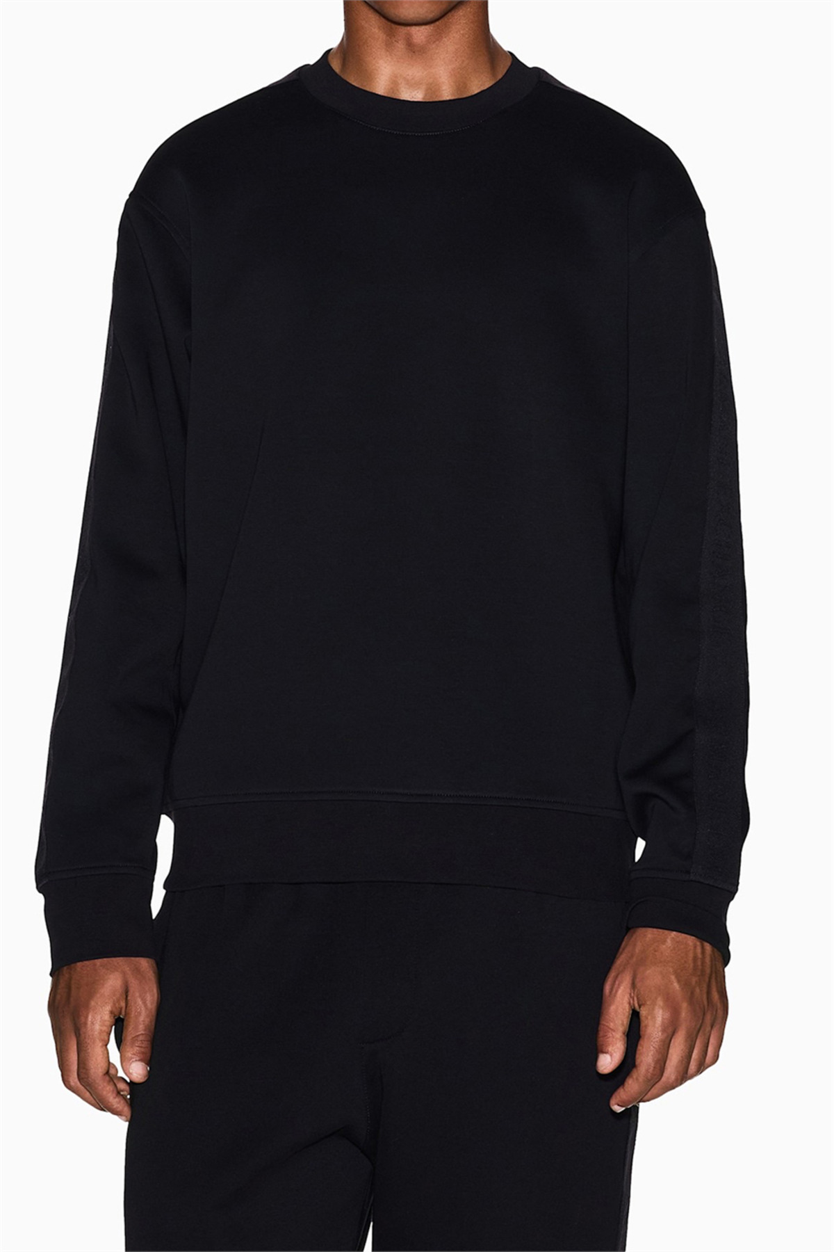 سویشرت مردانه یقه گرد طرح دار نخی کشی طرح معمولی SWEAT XM001296 AF10818 UC آرمانی اکسچنج سویشرت Armani Exchange