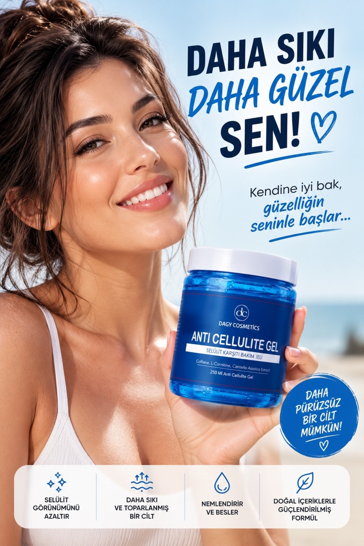 Selülit Ve Çatlak Giderici Vücut Şekillendirici Jel 250 ml — efrwefwe — تصویر 4 از 6