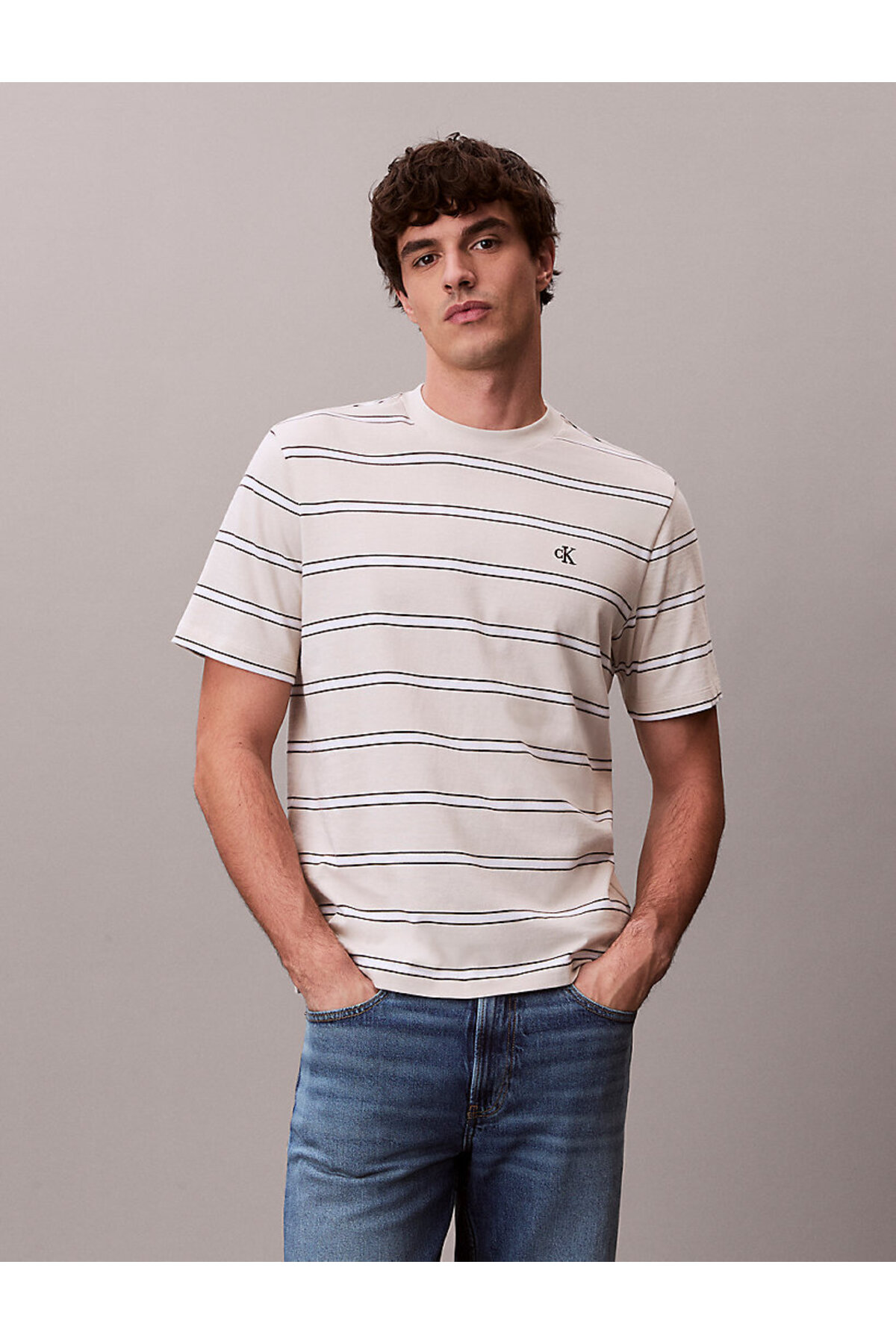 تیشرتمردانهCalvin Kleinسفید