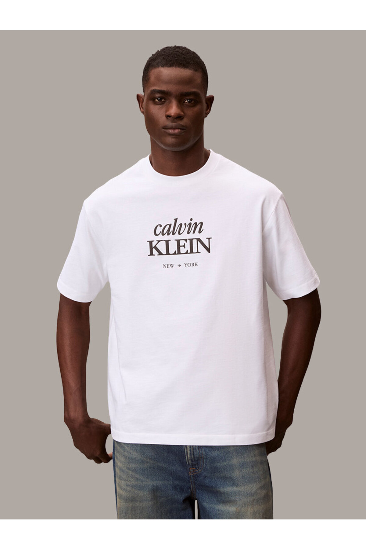 تیشرتمردانهCalvin Kleinسفید