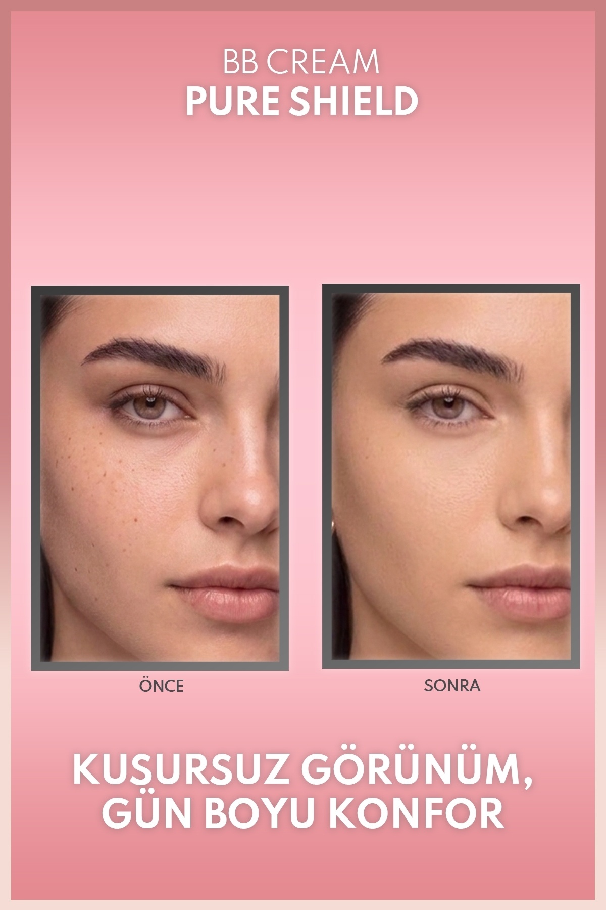 کرم بی بی پیور شیلد SPF 50+ PA++++ بی بی کرم حاوی هیالورونیک اسید و سرامیدها - رنگ 10 روشن — بژ ام اس تی بی بی پیور شیلد — تصویر 4 از 7