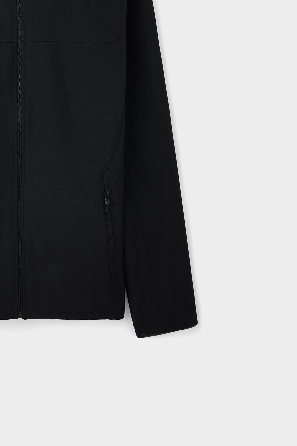 D'S Damat Ds Damat Regular Fit Siyah Kapüşonlu İçi Polarlı Scuba Mont görsel 6