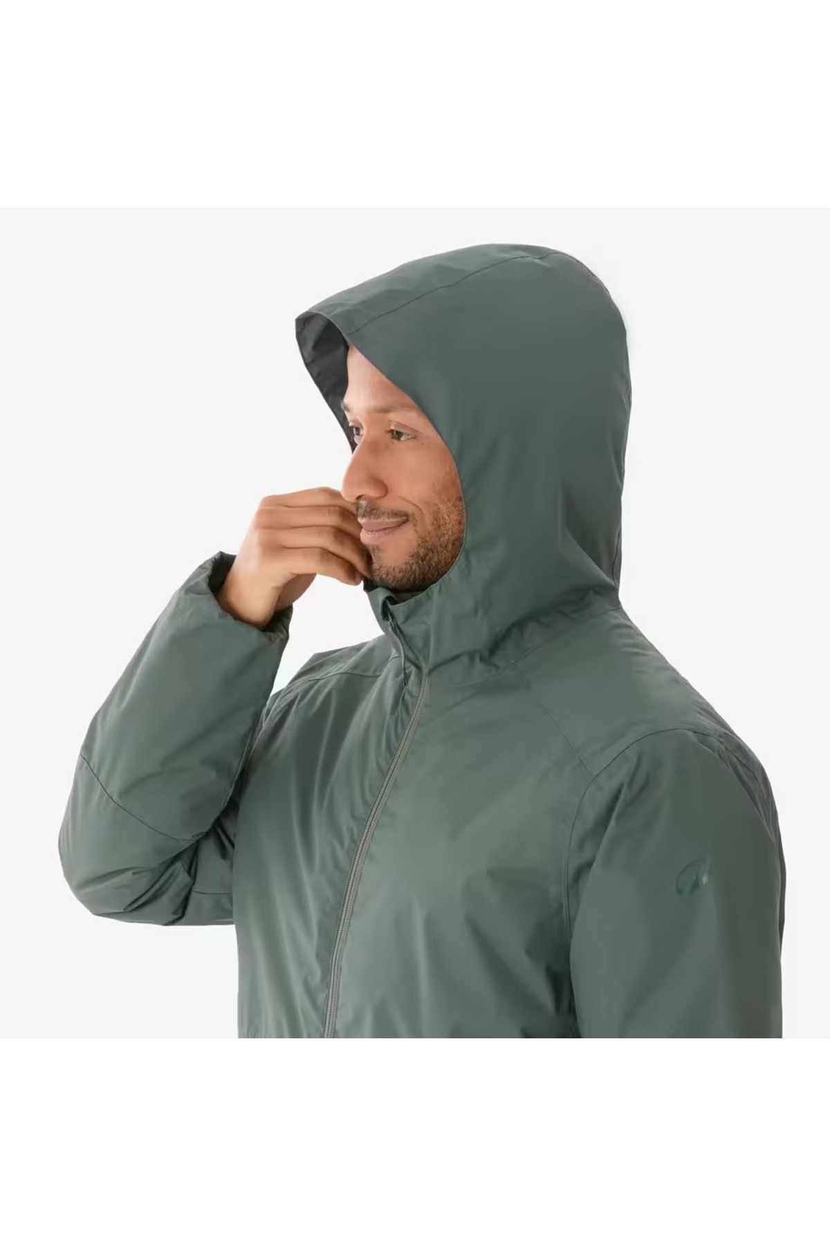 Erkek Outdoor Su Geçirmez Kar Montu/Kışlık Mont - Yeşil - NH100 -5 °C — سبز 650102314 — تصویر 4 از 6