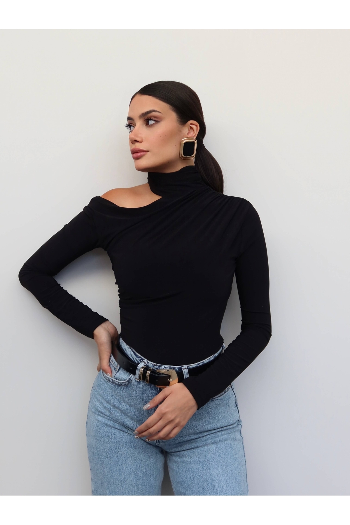 مجموعه بلوز آف شولدر Draped E.H 2