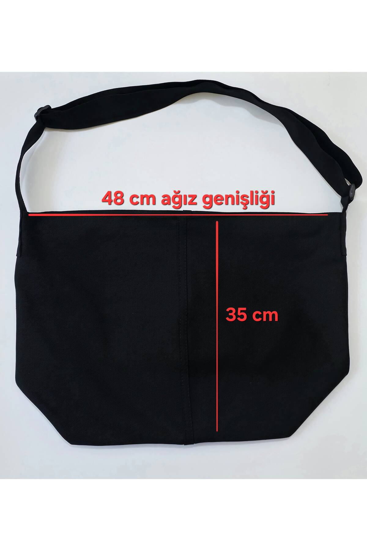 Mamu Old School Çapraz Postacı Çanta, Fermuarlı, Alt Tabanı Güçlendirilmiş, İç Cepli görsel 7