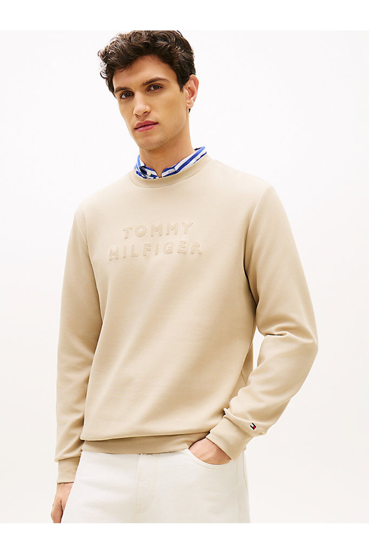 تیشرتمردانهTommy Hilfigerبژ