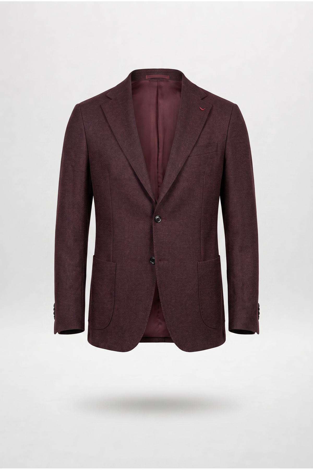 D'S Damat Ds Damat Slim Fit Bordo Armürlü Takim Elbise Kombinli görsel 5