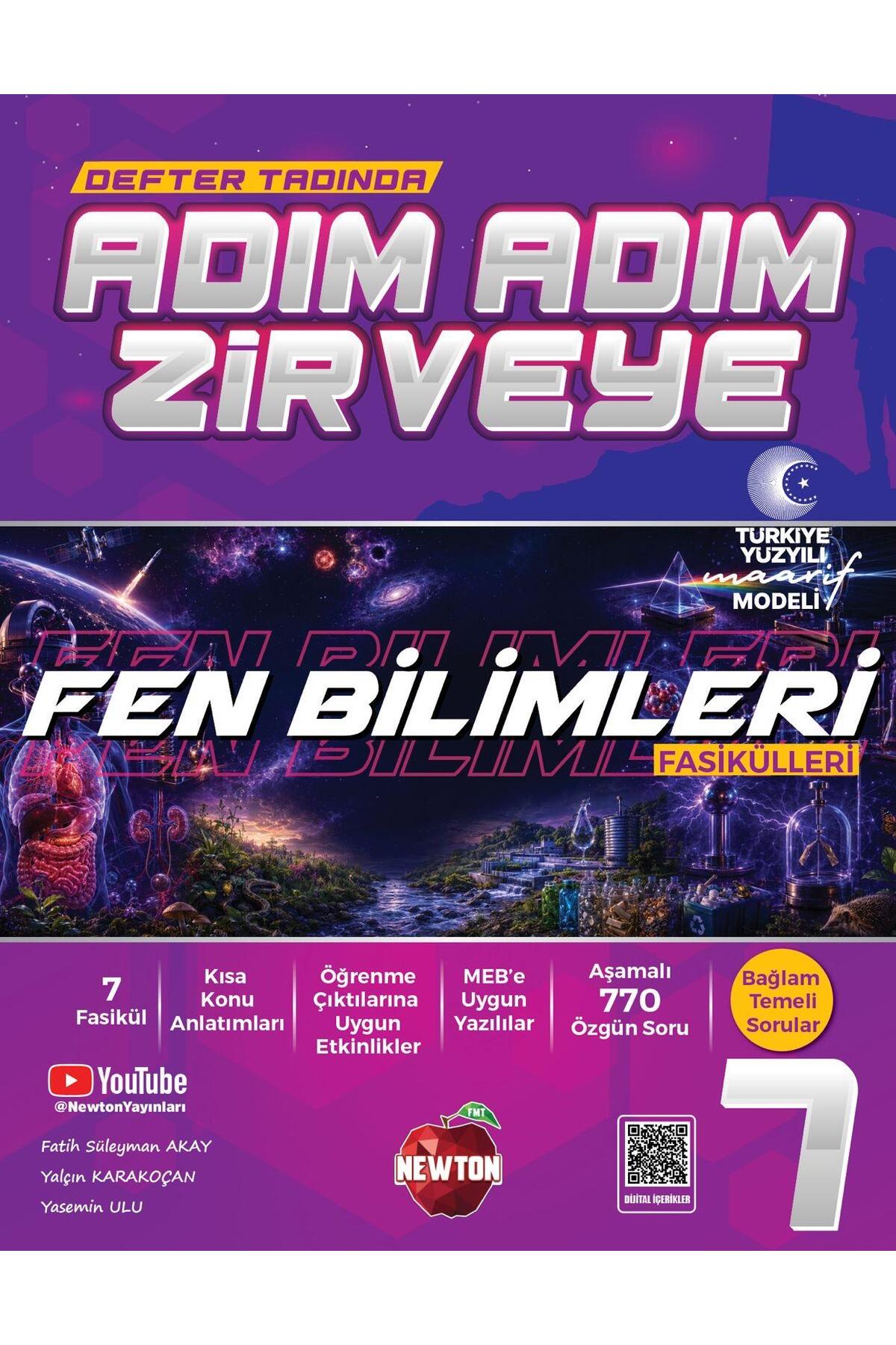 Newton Yayınları ADIM ADIM ZİRVEYE 7 SINIF FEN FASÜKÜLLERİ MAARİF