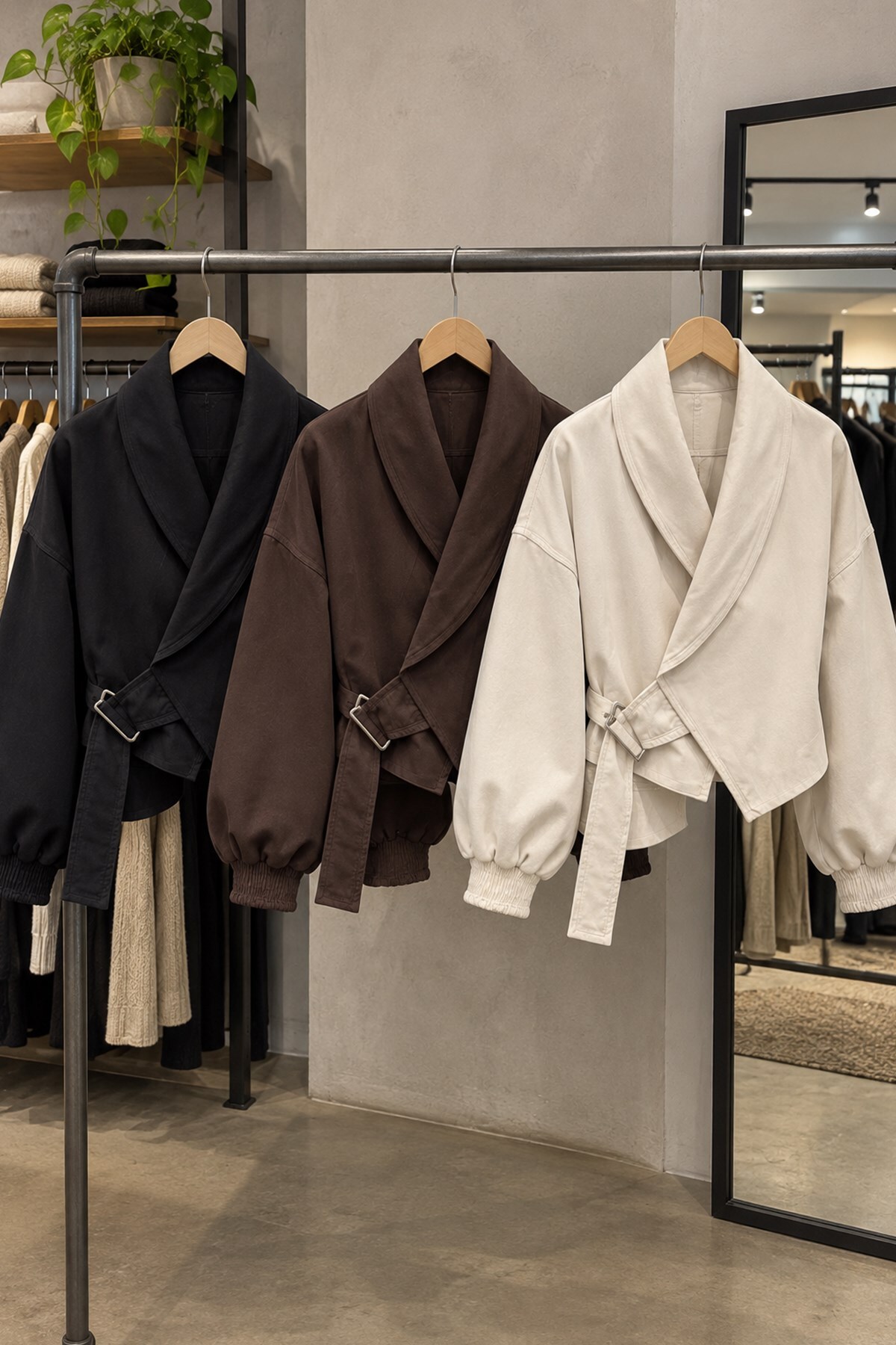 Trendsensin Lorven Oversize Taş Viral Kadın Ceket görsel 4