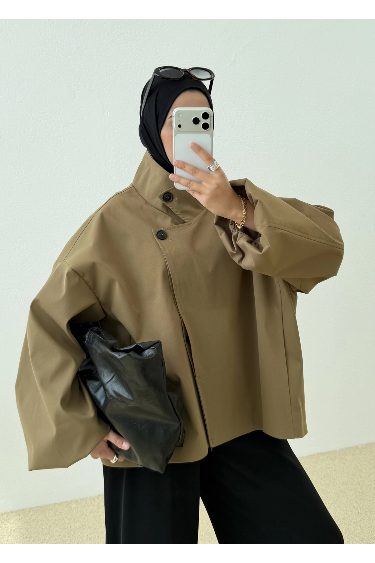 MODA AKSA 2102 Tek Düğme Ceket Camel görsel 2