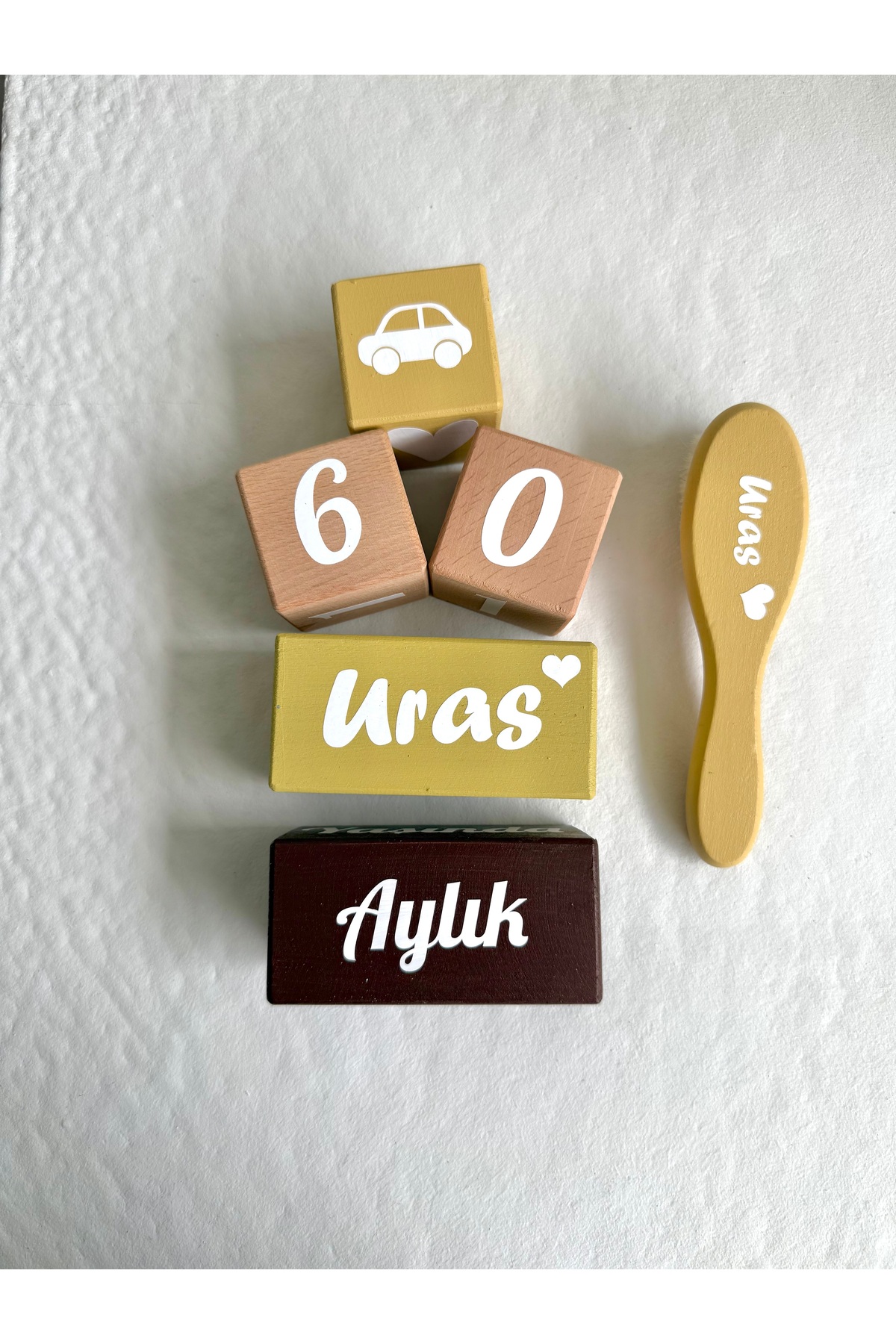 Pudra yaban Renkli Bebek Çekim Anı Küpü seti