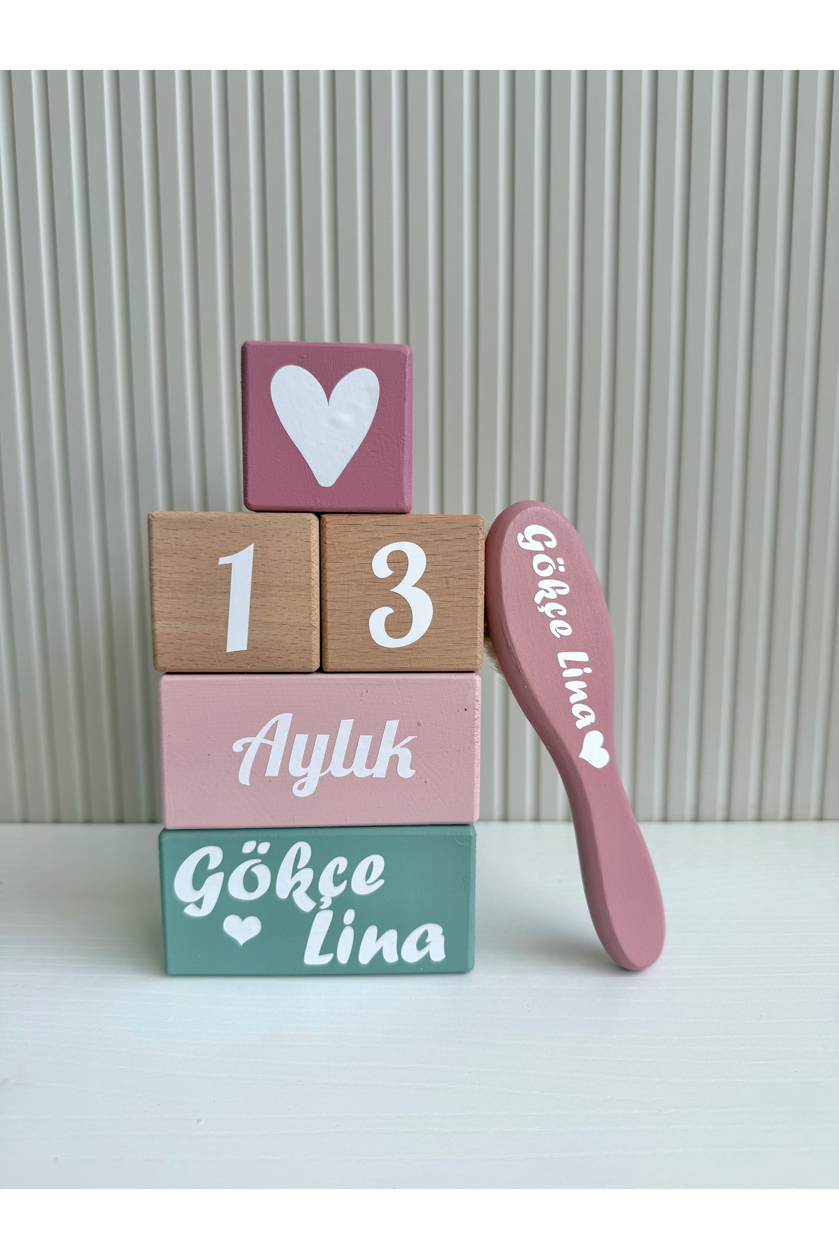 Pudra yaban Renkli Bebek Çekim Anı Küpü seti