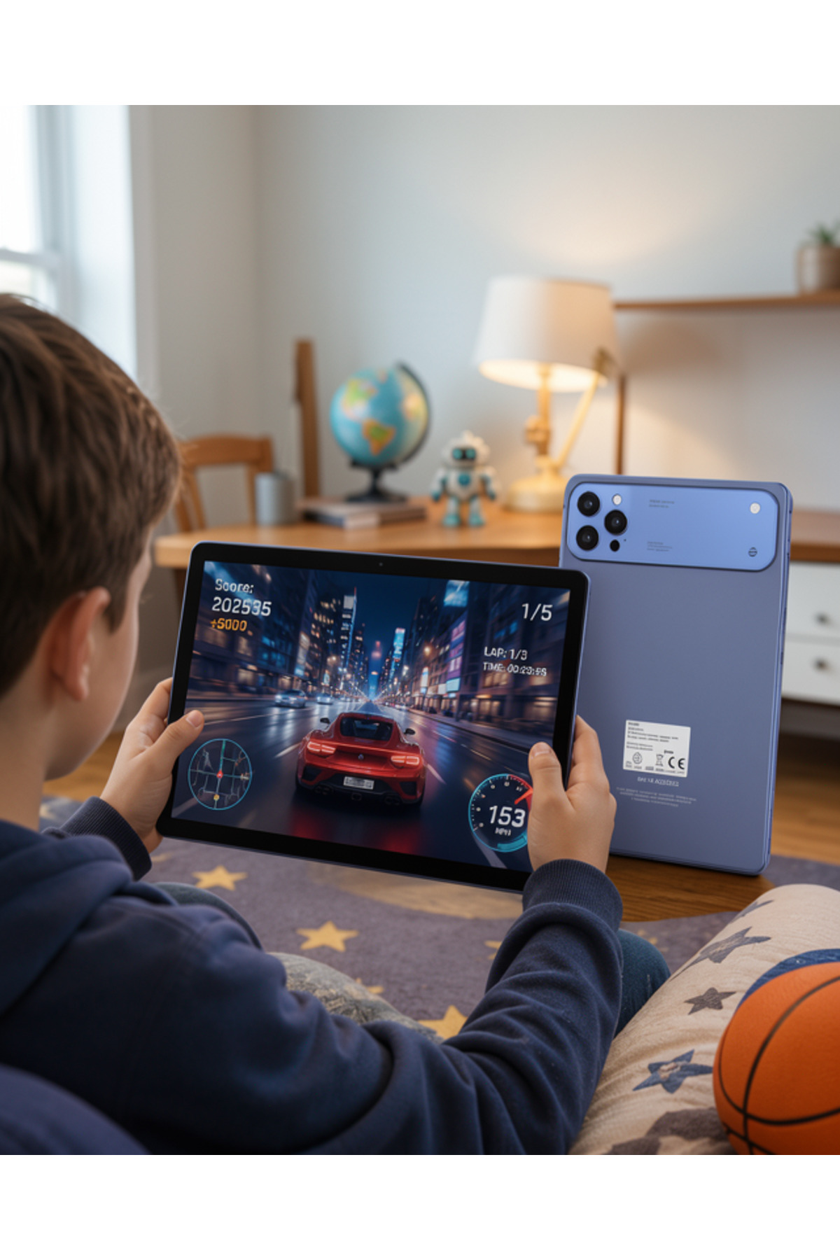 Azrlya Yeni Nesil 10.1 İnç Tablet, 6800 mAh Batarya ve Çift Hoparlör