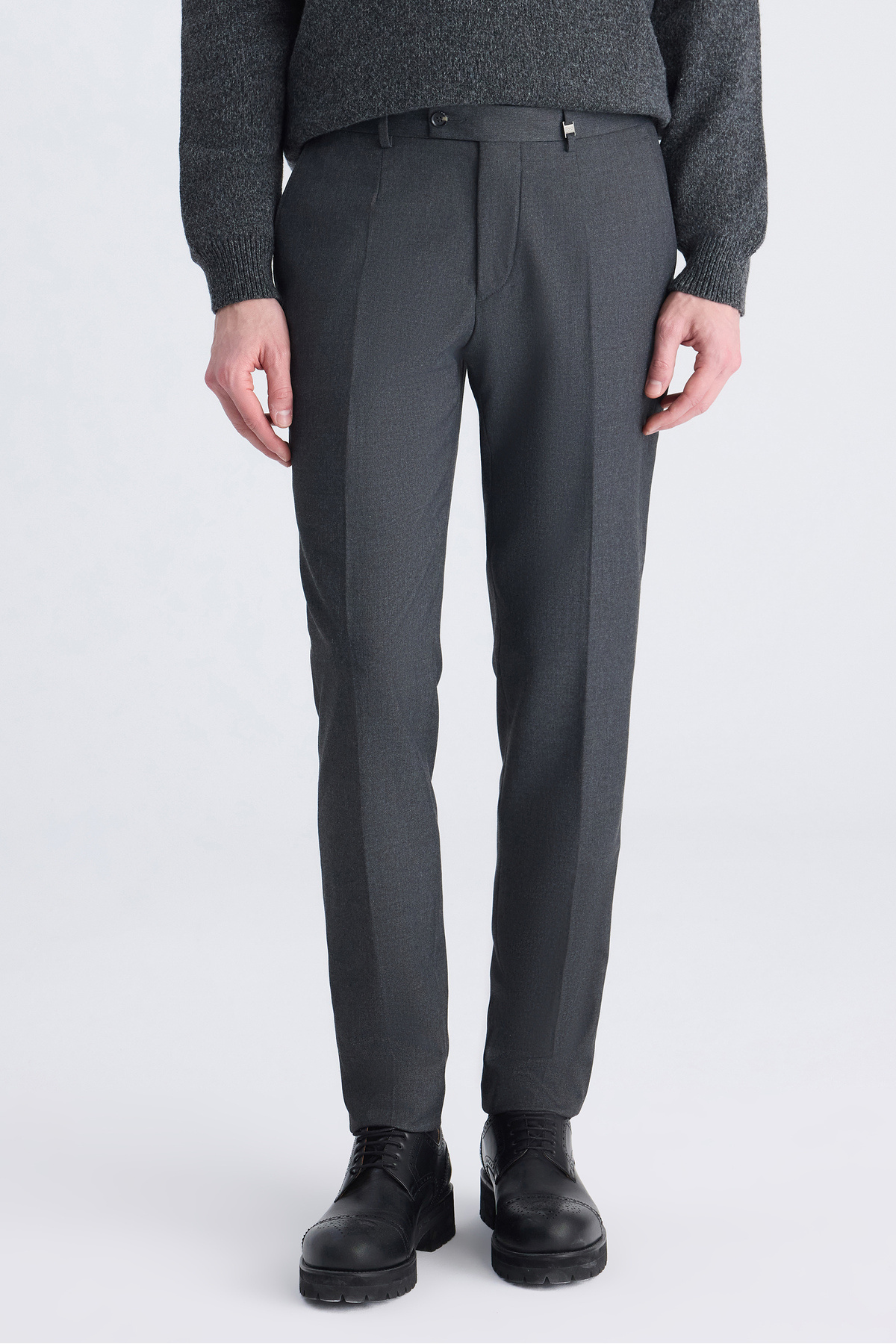 D'S Damat Ds Damat Slim Fit Antrasit Kumaş Pantolon