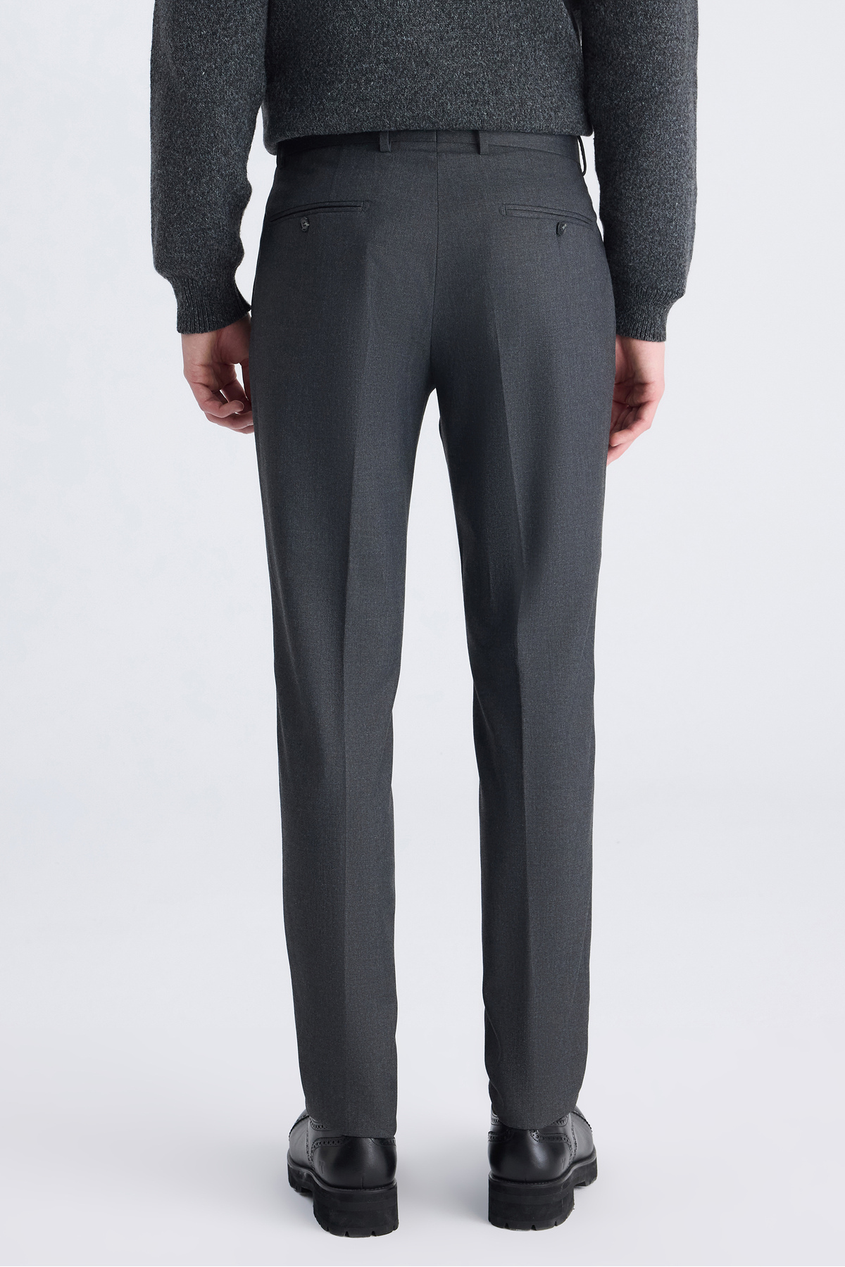 D'S Damat Ds Damat Slim Fit Antrasit Kumaş Pantolon görsel 3