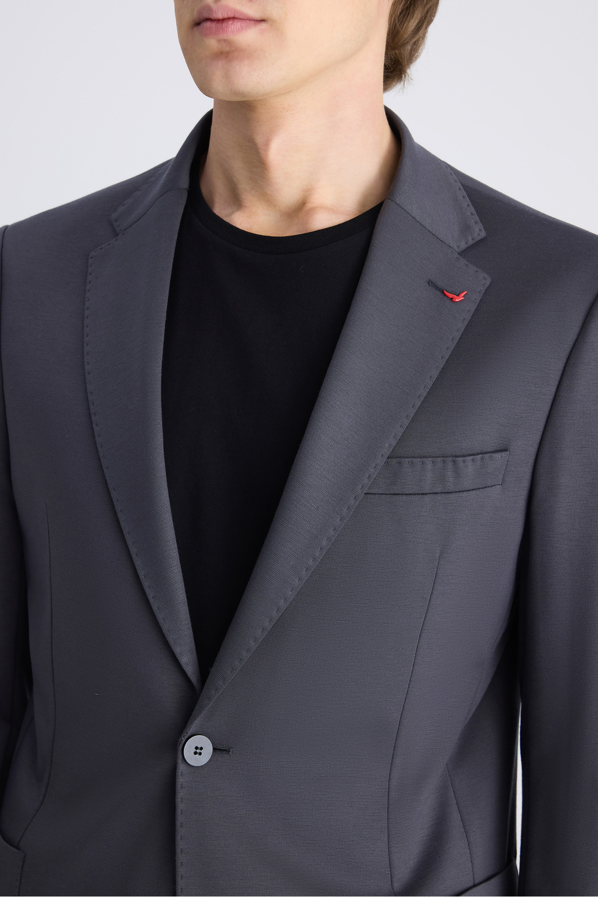 Ds Damat Slim Fit Antrasit Baskılı Takim Elbise — خاکستری 5HC05S206577M — تصویر 2 از 8