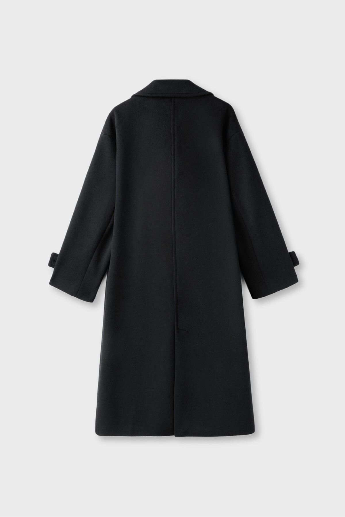 Stradivarius Yumuşak dokulu uzun oversize kaban görsel 7
