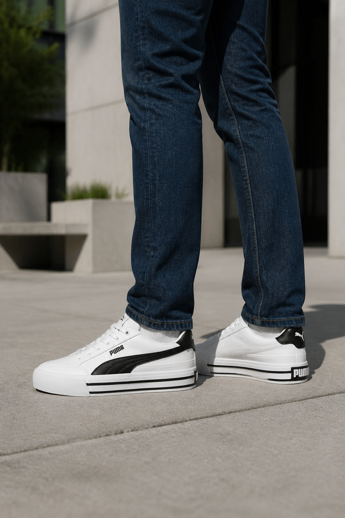 1_org_zoom اسنیکر زنانه Smash Platform V3 39075801 Puma پوما اورجینال - تصویر 1