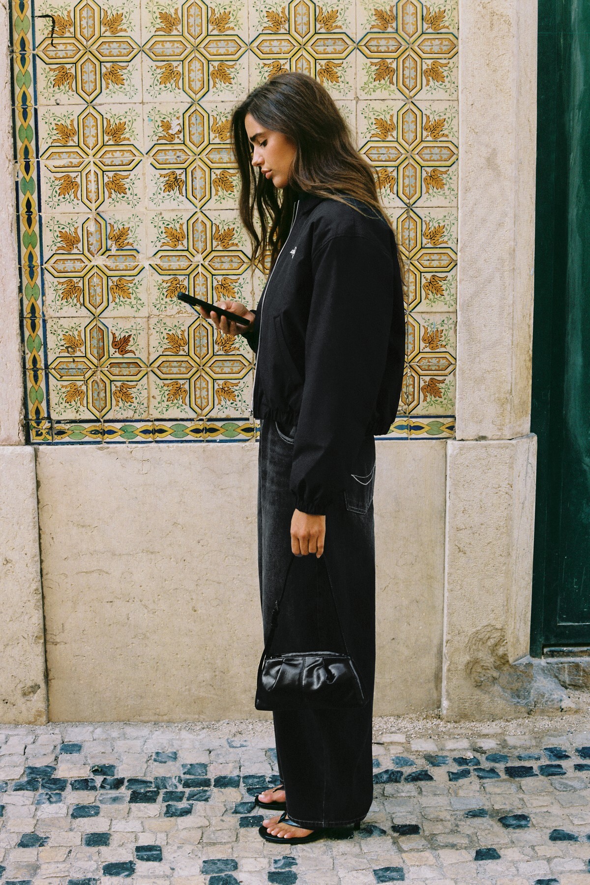 Pull & Bear Mumlu görünümlü bomber ceket görsel 2