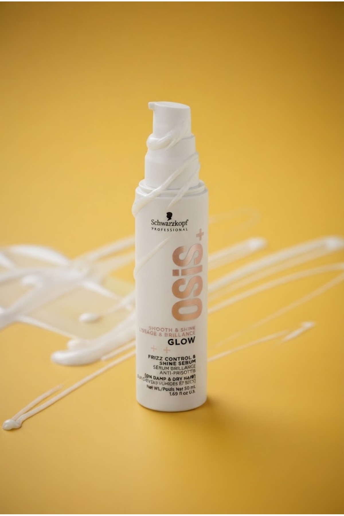 Glow Smooth & Shine Uçuşma Önleyici Parlaklık Serumu 50 ml - Anti Frizz Shine Hair Serum — GLW-SHN-SRM-50 — تصویر 4 از 4