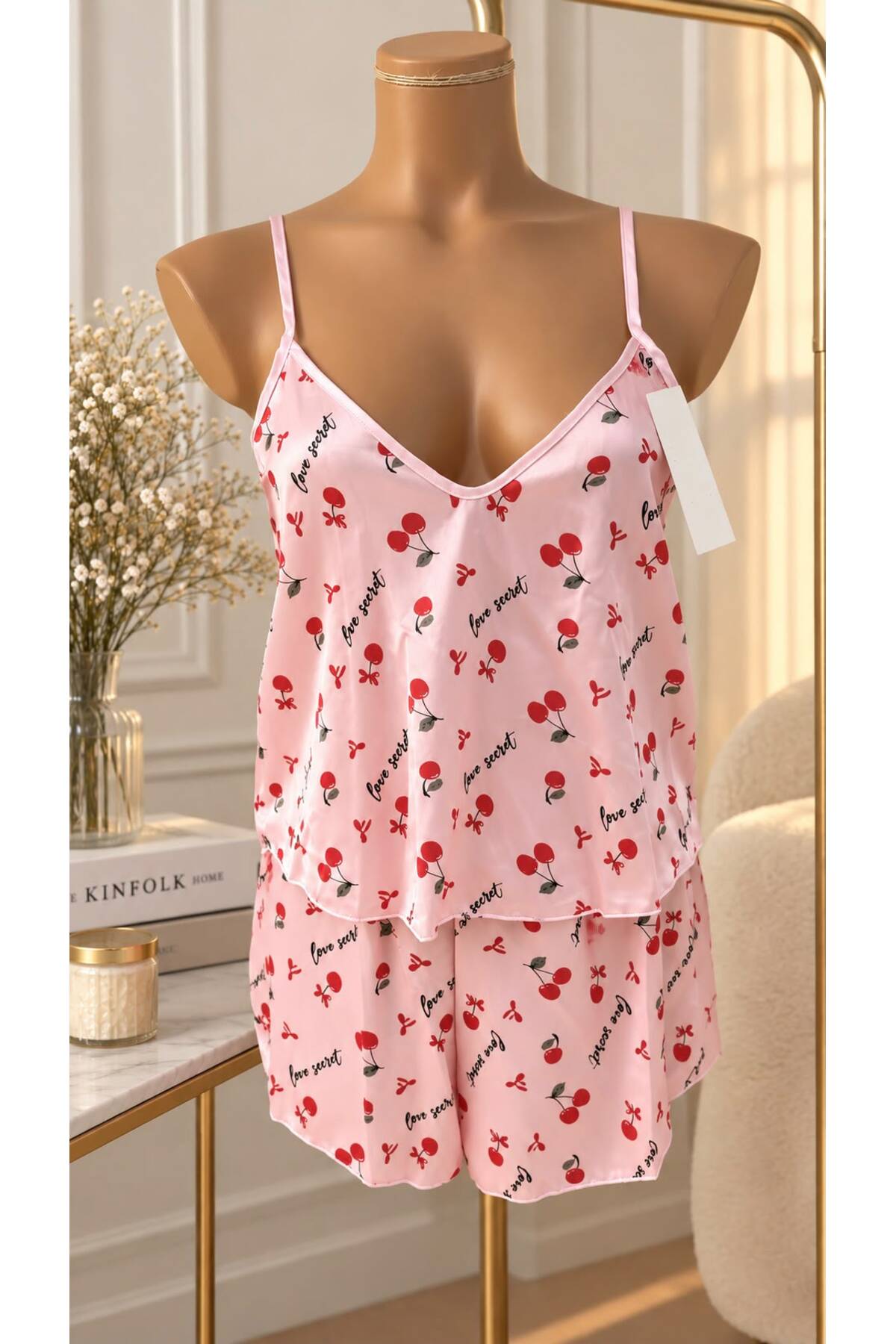 Lillie Love secret saten gecelik sabahlık