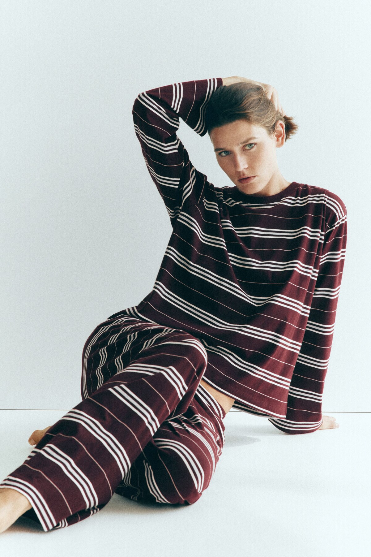 H&M Pamuklu Pijama Takımı