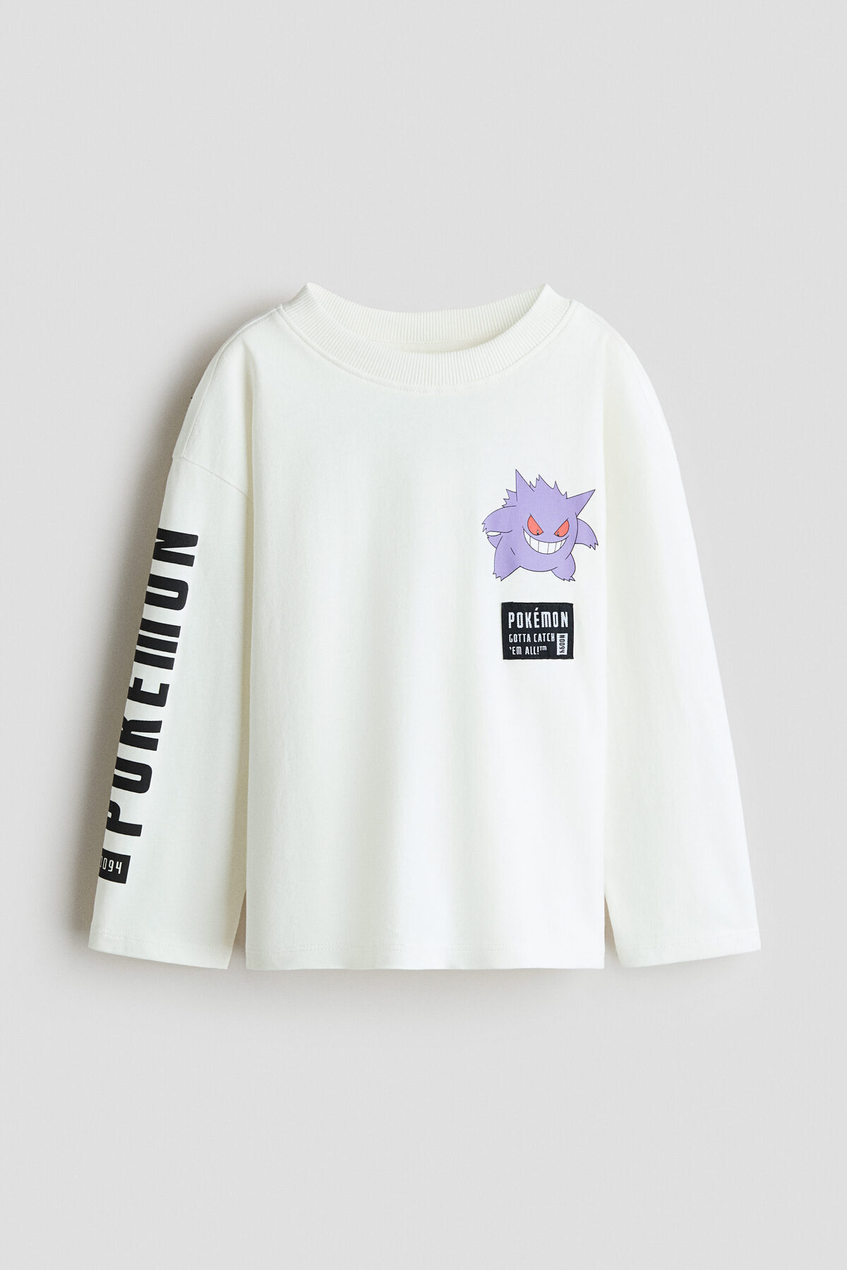 تی‌شرت آستین بلند طرح‌دار اچ اند ام تی شرت H&M