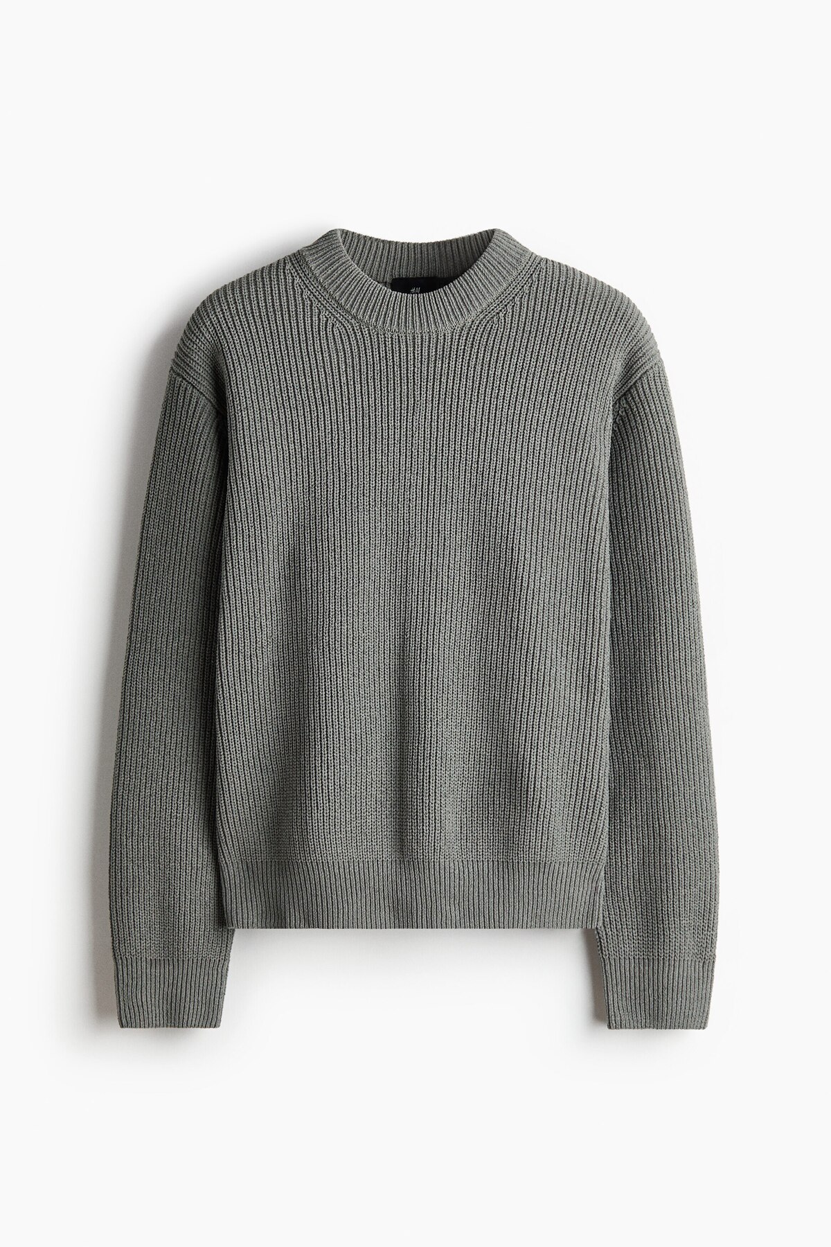 H&M Lastik Örgülü Kazak Relaxed Fit