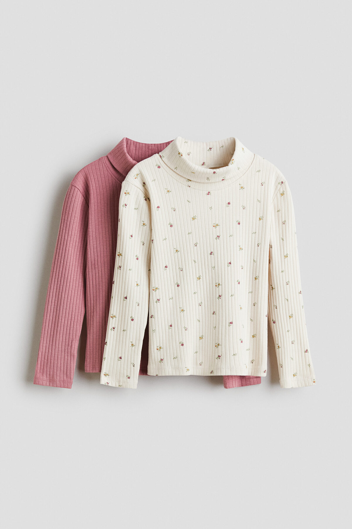 تاپ یقه اسکی دو تکه آجدار اچ اند ام بادی H&M