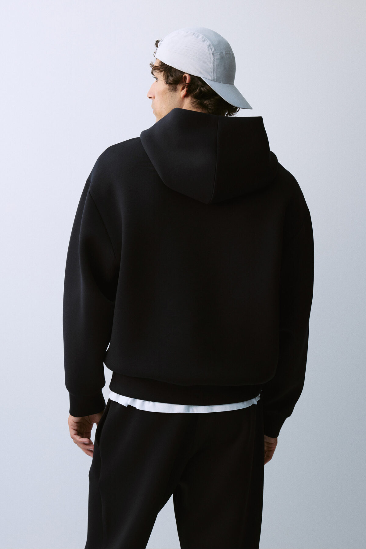 H&M Kapüşonlu Spor Üstü Oversized Fit DryMove™ görsel 6