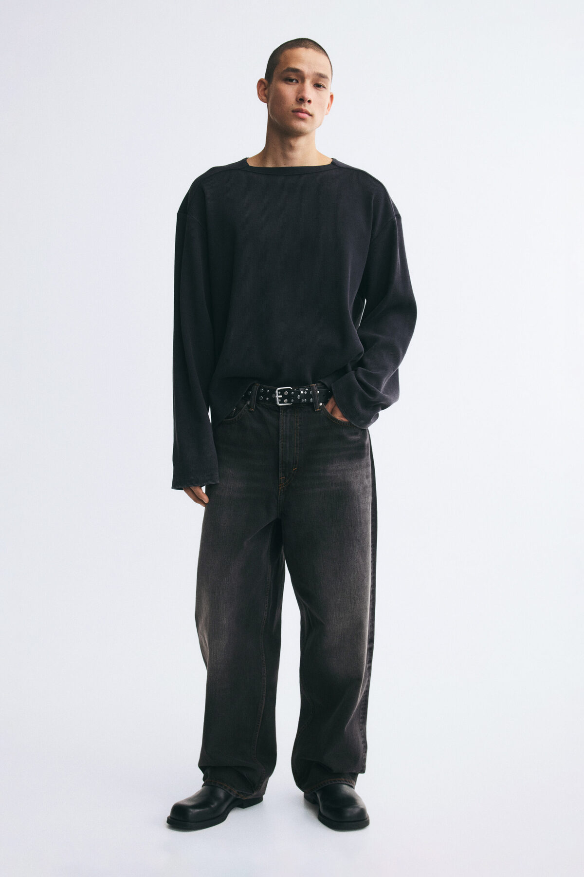 شلوار جین گشاد اچ اند ام شلوار جین H&M