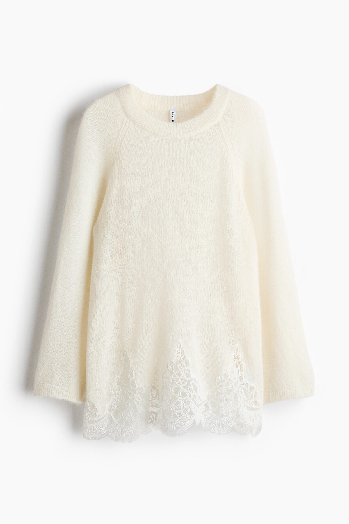 H&M Dantel Şeritli Kazak görsel 3