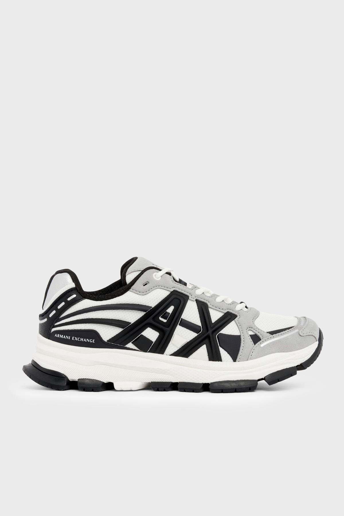 کفش کتانی لوگودار مردانه مدل XM003608 AF29104 M8457 آرمانی اکسچنج کفش اسنیکر Armani Exchange