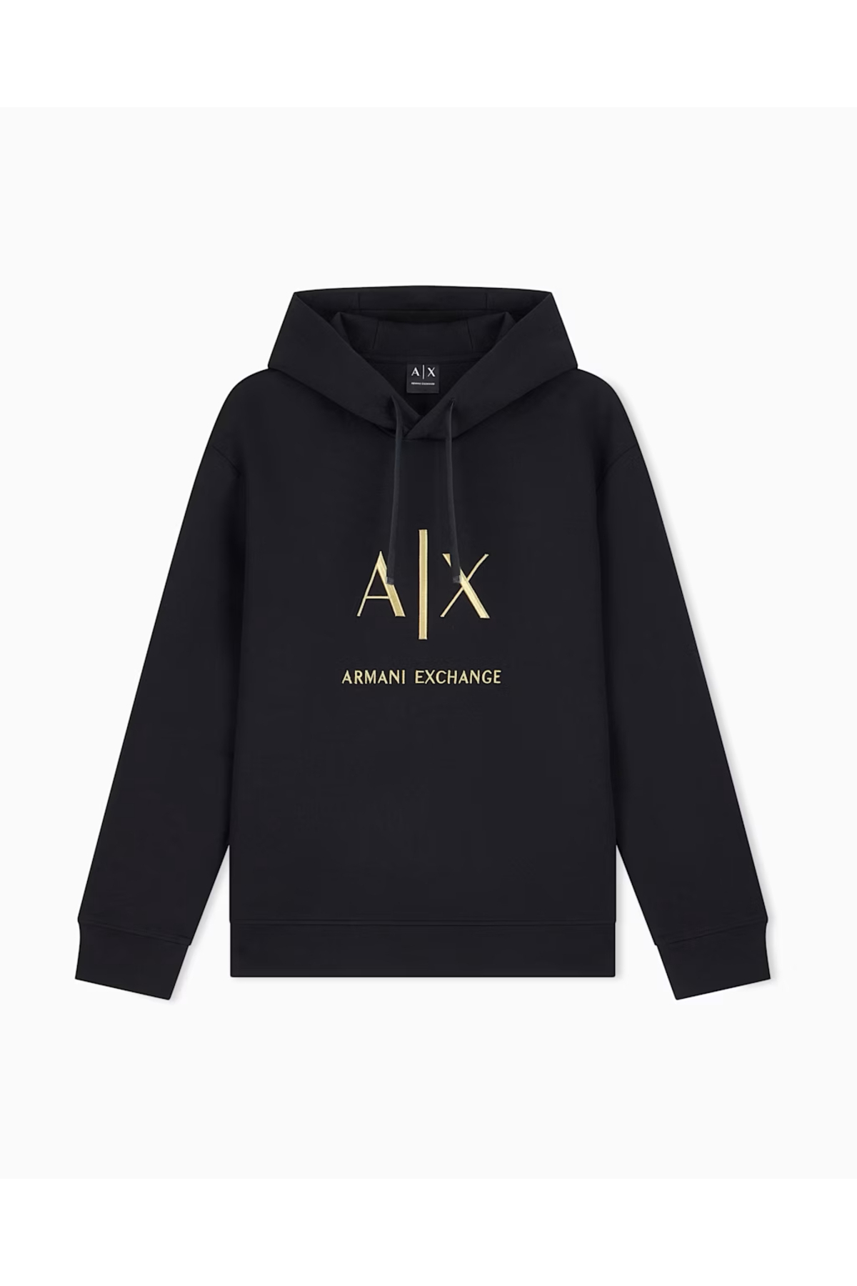 سویشرت مردانه آستین بلند یقه گرد نخی مشکی معمولی آرمانی اکسچنج سویشرت Armani Exchange