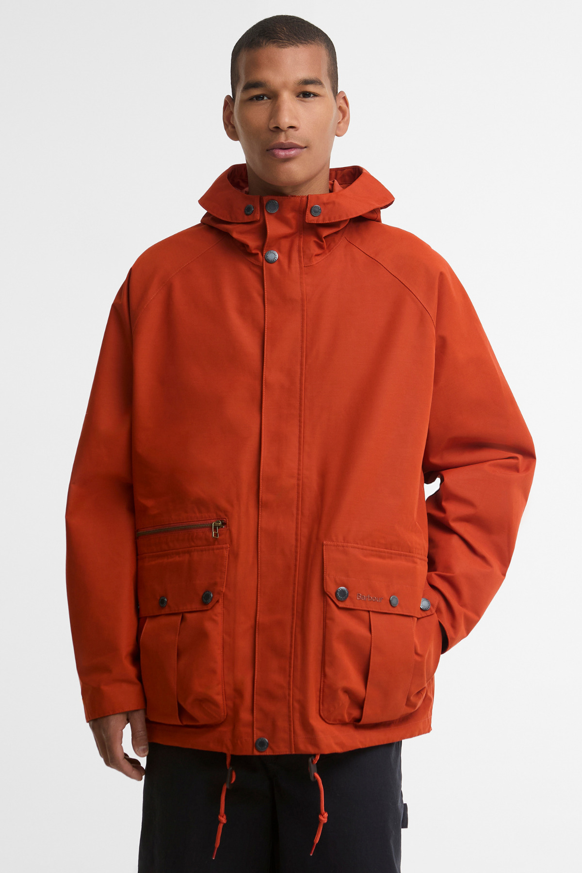 Barbour Re-Engineered Waterproof Ceket OR71 Roobios — نارنجی MWB1175-1009