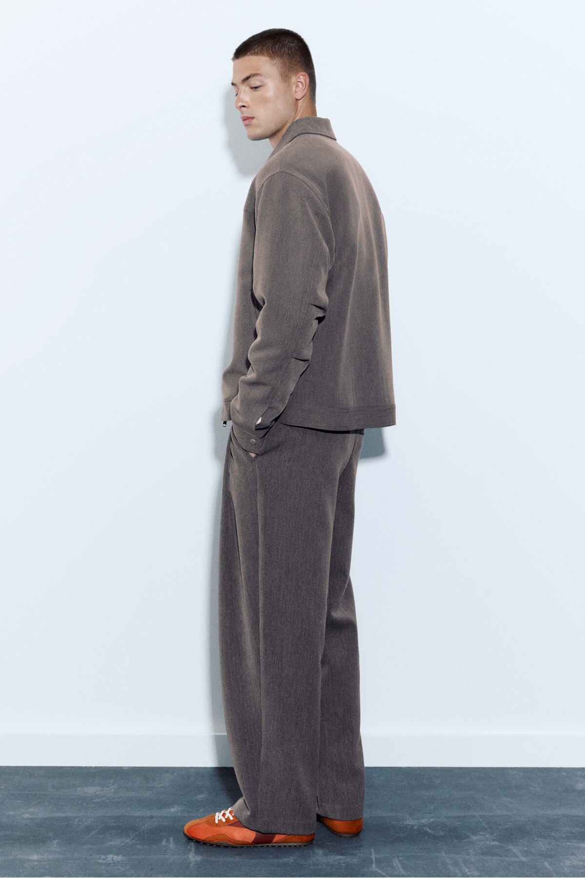 Pull & Bear BASIC fermuarlı ceket görsel 4