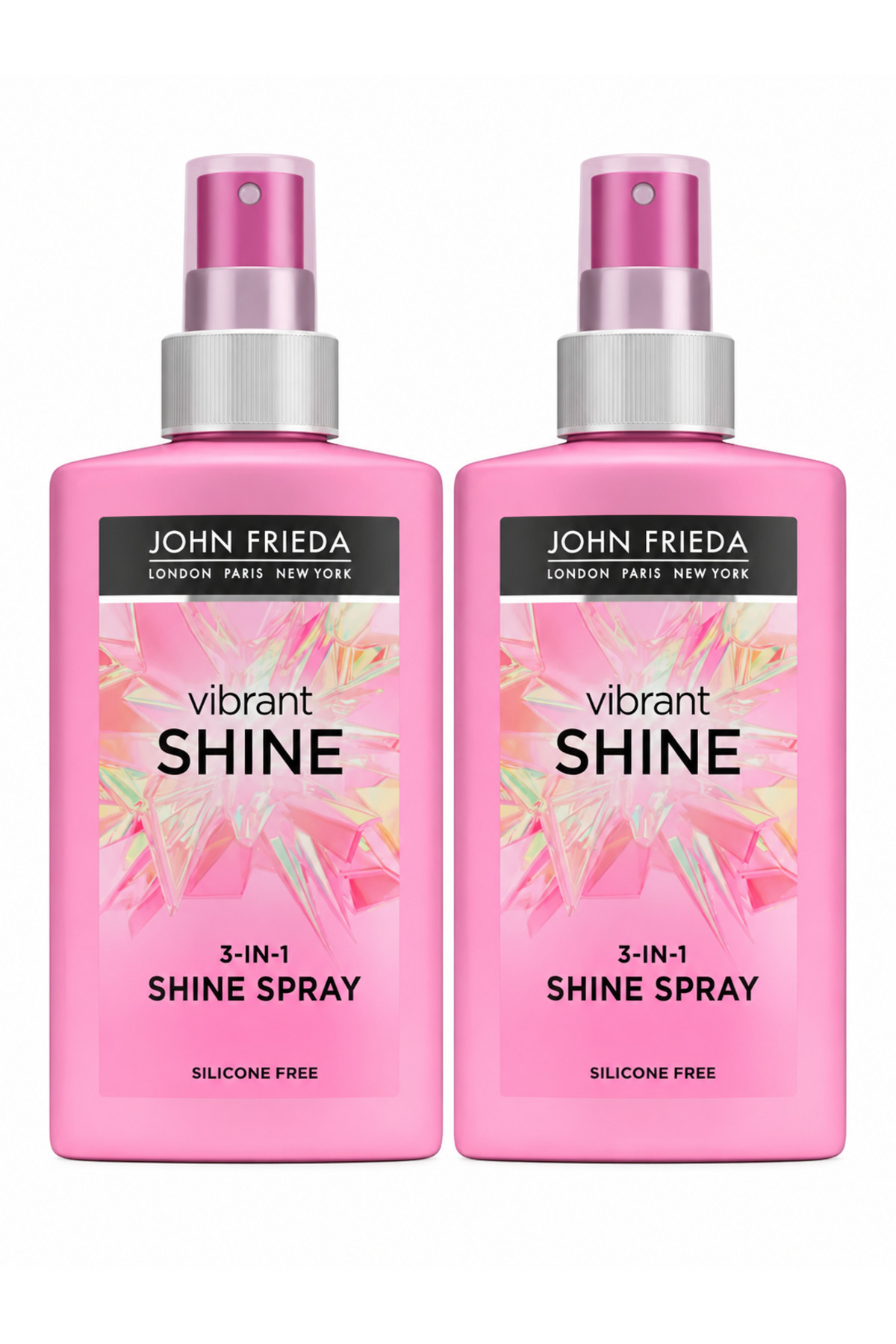 John Frieda Vibrant Shine Canlı Parlaklık Veren 3'Ü Bir Arada Saç Spreyi 2 Adet — 245SET099201