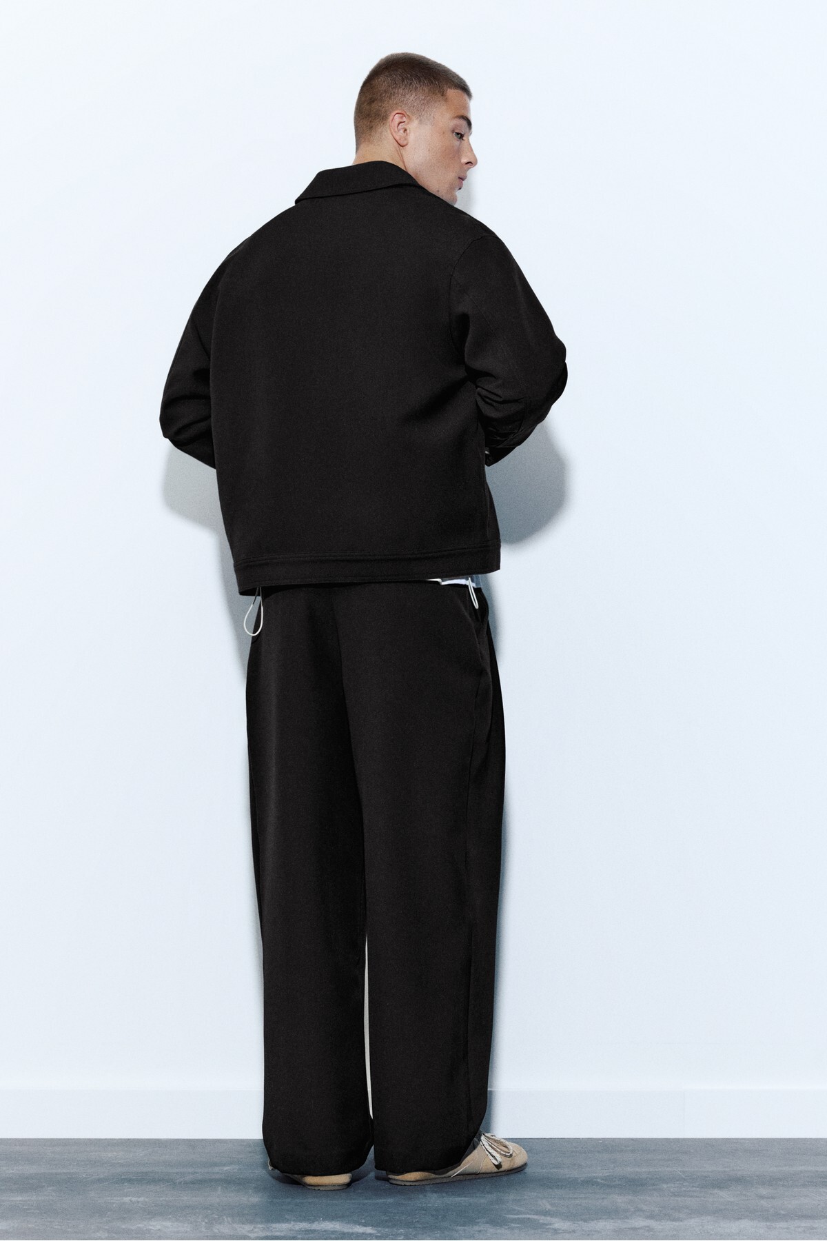 Pull & Bear BASIC fermuarlı ceket görsel 5