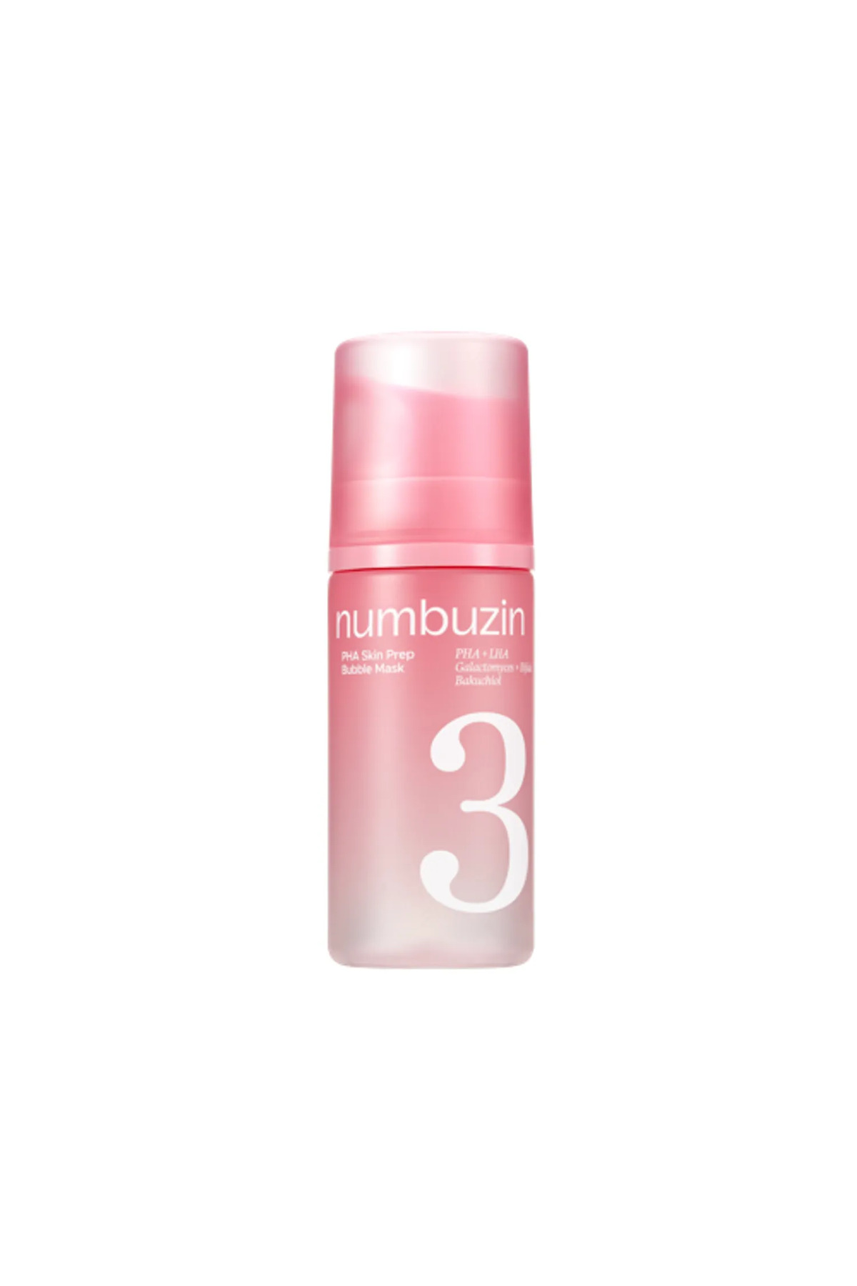 Numbuzin ماسک حبابی شماره ۳ PHA Skin Prep 90 میلیلیتر | ماسک فومی PHA پاککننده منافذ و بافت پوست — NMB03BM
