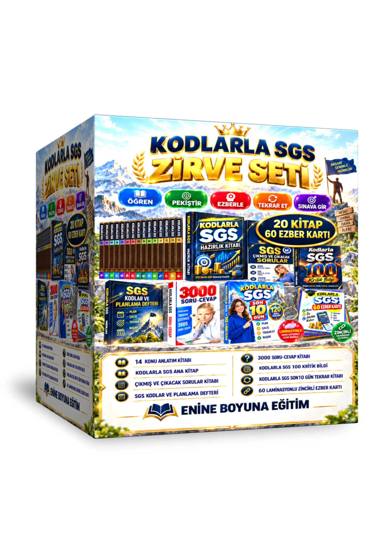 Enine Boyuna Eğitim SGS ZİRVE SETİ – KODLARLA SGS SINAVA HAZIRLIK