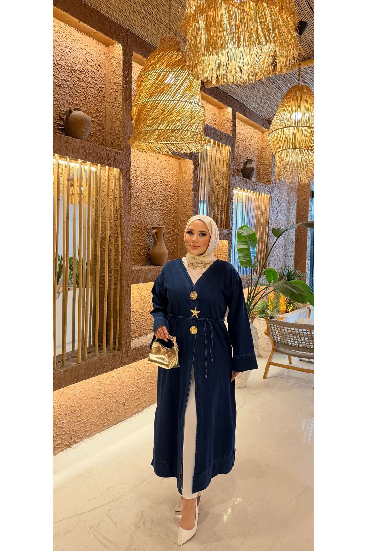 İLGEN FASHİON Lia Kot Tensel Kimono görsel 3