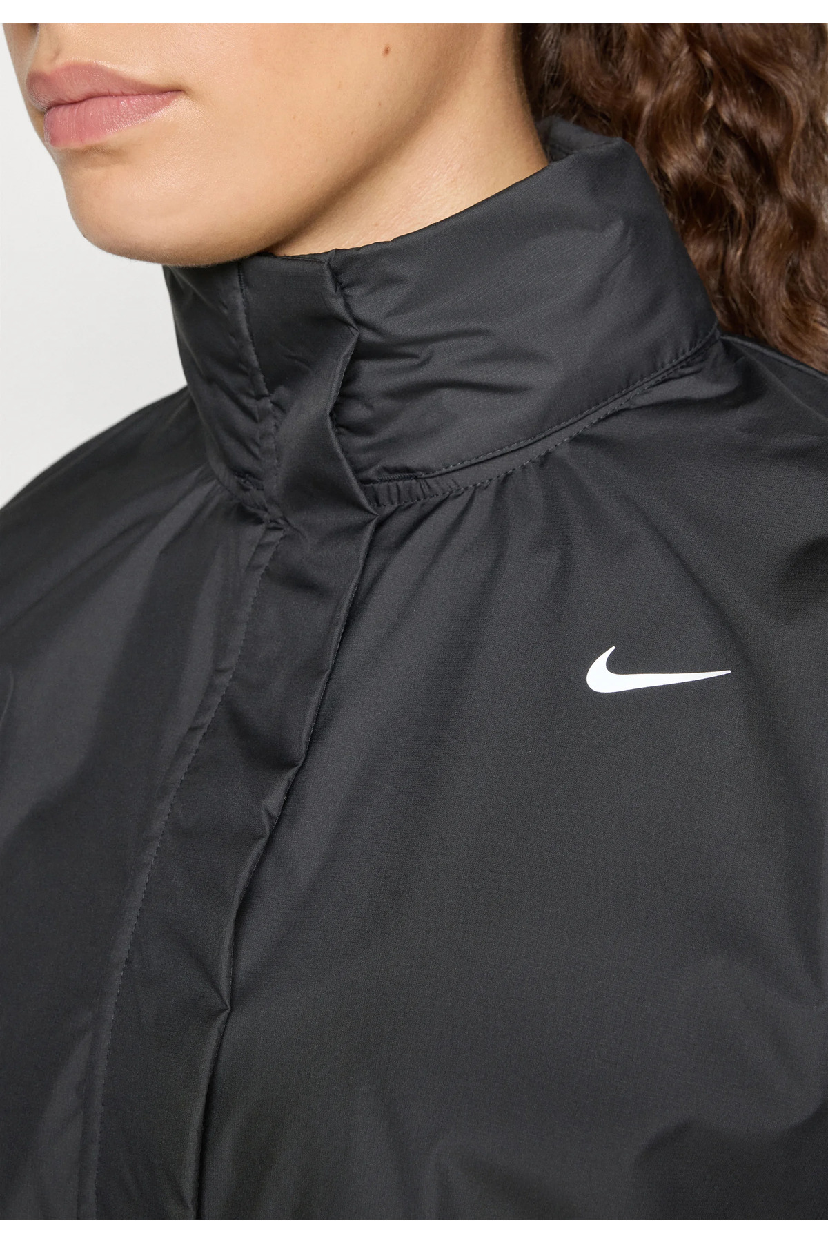 Nike Fast Repel Kadın Siyah Kadın Koşu Ceketi ve Yağmurluk görsel 4