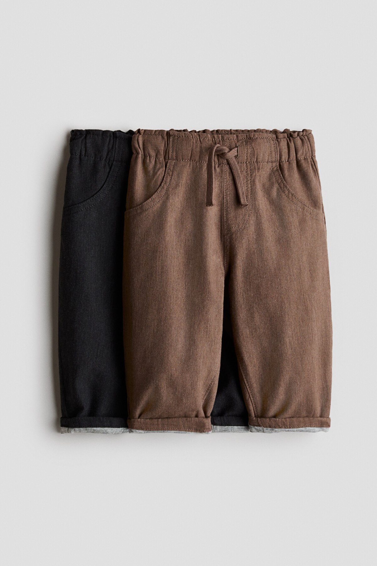 شلوار ورزشی دونفره نخی و آستردار اچ اند ام شلوار H&M