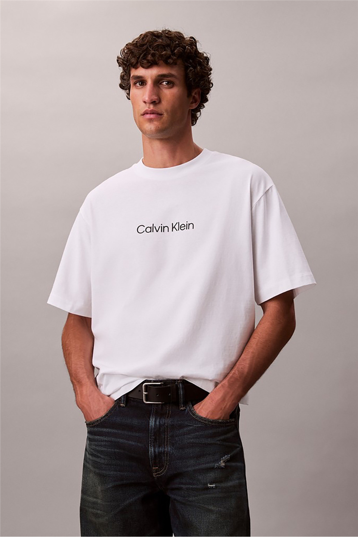 تیشرتمردانهCalvin Kleinسفید