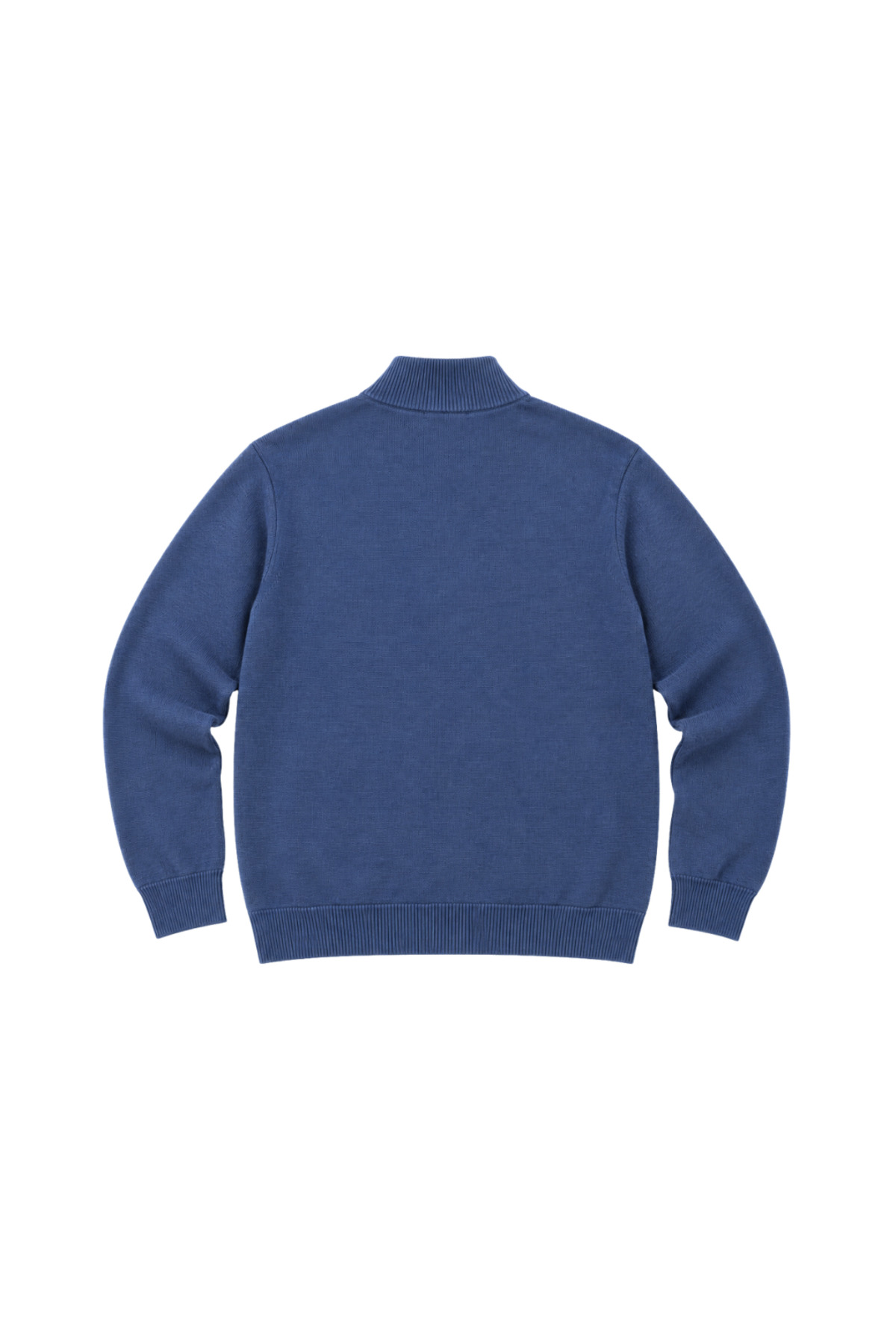BattalModa Erkek Büyük Beden İndigo Basic Cepli Triko Hırka 3XL-4XL-5XL-6XL görsel 5