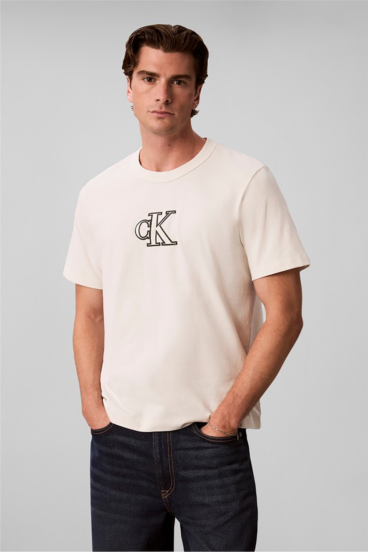 تیشرتمردانهCalvin Kleinسفید