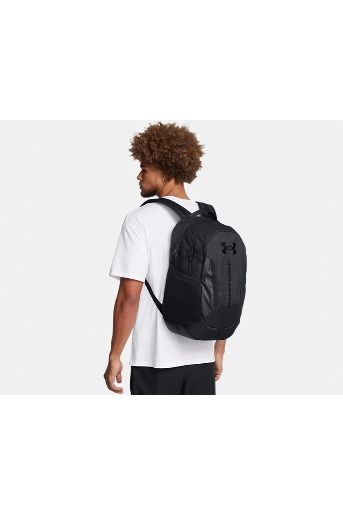 Under Armour Hustle Sport 6.0 Gri 16" Laptop Bölmeli Suya Dayanıklı Okul ve Spor Sırt Çantası görsel 6